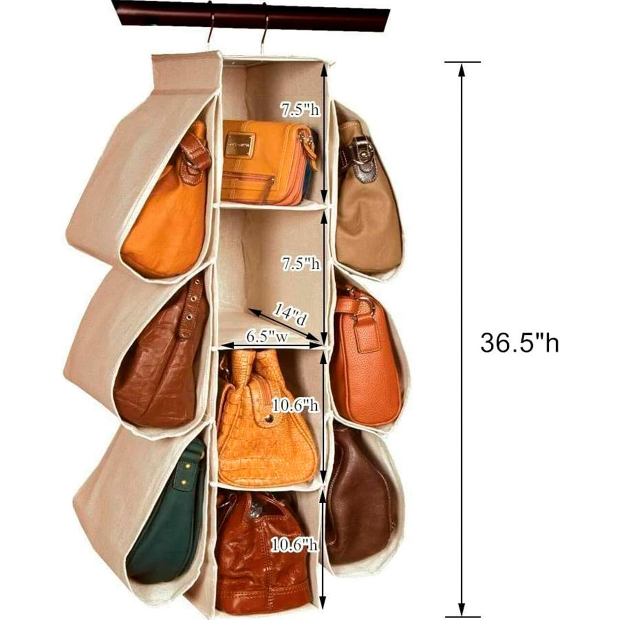 Organizador Armario para Bolsos,Zapatos,camisas